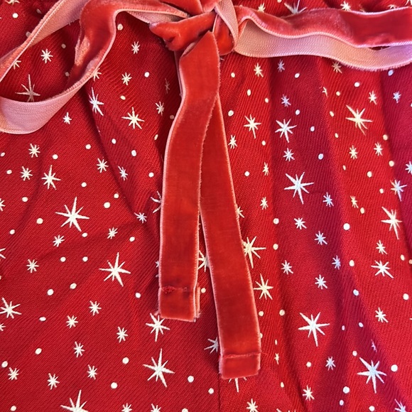 🆕 LOFT Sleep Red and White Star Pattern Pajama Shorts Women’s Size Small - Picture 6 of 11